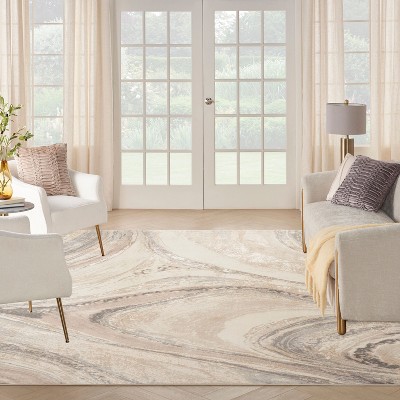 Nourison Splash Modern Marble Indoor Area Rug