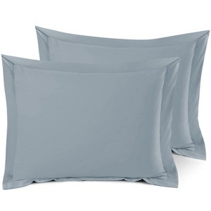 Nestl Soft Pillow Shams Set of 2, Double Brushed Microfiber Pillow Covers, Premium Pillow Shams With 1.5” Flange - 1 of 4