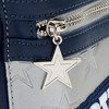 Loungefly NFL Dallas Cowboys Patch Icons Blue and Silver Mini Backpack - 4 of 4