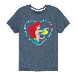 Girls' - Disney Princess - Ariel Short Sleeve Graphic T-Shirt - 1 of 4