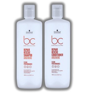 Schwarzkopf BC Bonacure Repair Rescue Shampoo & Conditioner (33.8 oz XXL LITER) - DUO SET Kit for Damaged Hair - 1 of 4