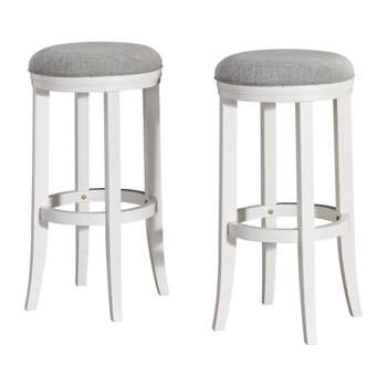 Set of 2 Natick Bar Height Stools - Alaterre Furniture