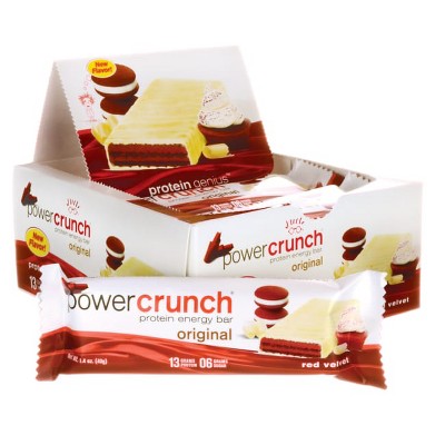 Power Crunch Protein Energy Bar - Red Velvet 12 Bar.
