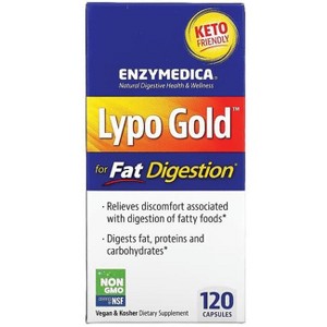 Enzymedica Digestive Health Treatments Lypo Gold Capsule 120ct - 1 of 2
