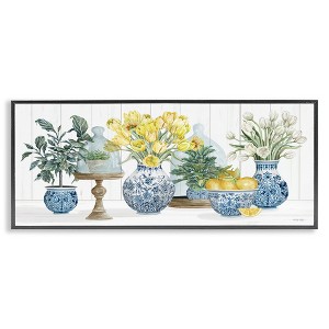 Stupell Industries Yellow Tulips & Lemon Fruits, 24" x 10" - 1 of 4
