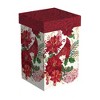 6.75 In Cardinal Travel Mug Christmas Poinsettia Tumblers - 3 of 3