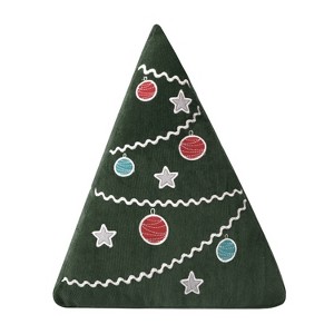 Santa Claus Lane - Christmas Tree Decorative Pillow - Levtex Home - 1 of 4