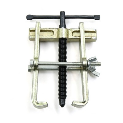 Unique Bargains Pump Pulley Remover Straight Type Two Claws Bearing Gear Puller Hand Tool 4.4" Black 1 Set