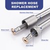 WOWOW 63 in. Stainless Steel Replacement Shower Hose in Chrome - 3 of 4