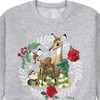 Men's - Disney - Christmas - Family In The Forest Graphic Fleece Sweatshirt - 2 of 4