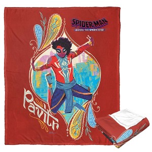 Marvel Spider-Man Across The Spiderverse Pavtir Silk Touch Throw Blanket 50x60 Inches - 1 of 4
