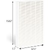 Nispira Premium True HEPA Filter Replacement Compatible with Sharp Air Purifier KC-850U, Compared to Part FZ-C100HFU, 4 Packs - 2 of 2