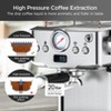 ELJGET Espresso Maker 20 Bar Maker Coffee Machine 1.8L Water Tank, Stainless Steel, Silver - 2 of 4