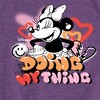 Girls' - Disney - Minnie Mouse Doing My Thing Fitted Short Sleeve Graphic T-Shirt - 2 of 4
