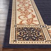 Oversized Medallion Modern Bohemian Indoor Runner or Area Rug by Blue Nile Mills - 3 of 4