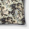 Navy Abstract Tree Printed Pillow with Gusset - 24x24 - Threshold designed with Studio McGee - 2 of 3