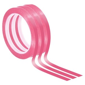 Unique Bargains Adhesive Versatile Durable DIY Art Whiteboard Tape 3 Pcs - 1 of 4