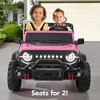 Best Choice Products Kids 24V 2-Seater Electric Ride-On Car Truck w/ Parent Control, Bluetooth, LED Lights - 3 of 4