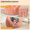 Cozy Faux Fur Bean Bag Chair with Armrest, Soft Bean Bag Couch for Gaming, Reading & Relaxing - 4 of 4