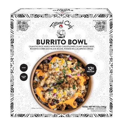 Tattooed Chef Frozen Burrito Bowl - 8.5oz
