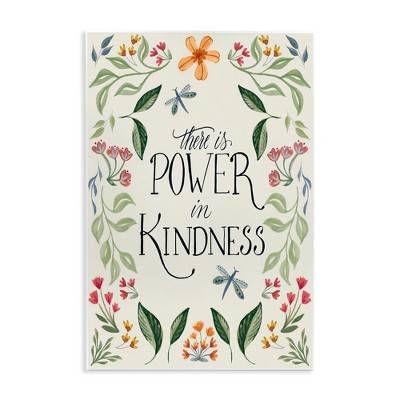 Stupell Industries Floral Power in Kindness, 10" x 15"