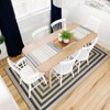 Lahome Rectangle Geometric Frame Machine Washable Outdoor Area Rug-Durable Carpet for Patio, Deck, or Garden - 4 of 4