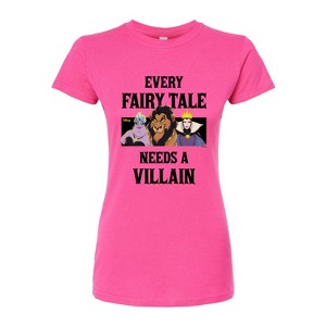 Women's - Disney Villains - Every Fairy Tale Needs A Villain Fitted Graphic T-Shirt - 1 of 3
