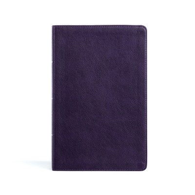 Csb Single-column Personal Size Bible, Plum Leathertouch - By Csb ...