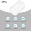 Unique Bargains Lamp Lantern Water Cooling System Acrylic Round Pipes Clear 2 Pcs 6" - 3 of 4