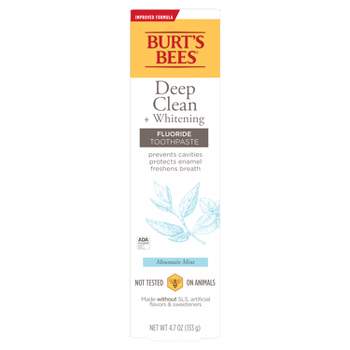 Burt's Bees Deep Clean Whitening with Fluoride Toothpaste - 4.7oz