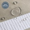 LunaLulinlk Spa Waffle Weave Textured Polyester Shower Curtain - 4 of 4