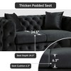 Contemporary  with Deep Button Tufting Dutch Velvet -Morden Fort - 2 of 4