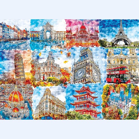 Jigsaw Puzzle 1000 Pieces, Jigsaw Puzzles for Adults, Skill Games for Whole  Family, Puzzle Colorful Add Game Street Cafe, Adult Jigsaw Puzzle from 14