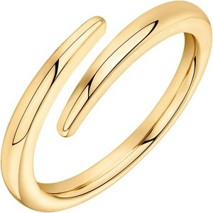 14K Gold Plated Open Twist Eternity Band for Women - 1 of 4