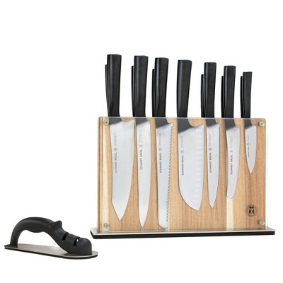 Schmidt Brothers 15-Piece Carbon Steel Knife Block Set