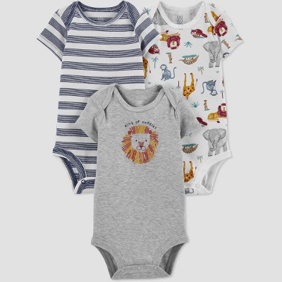 Image of Baby Boys' 3pk Safari Bodysuit - Just One You® made by carter's