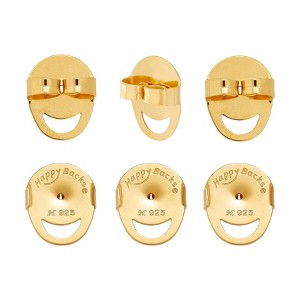 Silpada 'Three Pair Happy Back' Earring Back Set in Gold-Plated Sterling Silver - 1 of 4