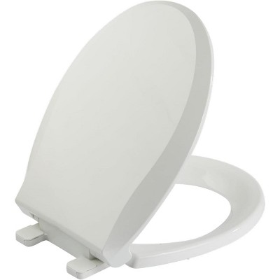 Toilet Seat,Sturdy Elongated Toilet Seat-Effortless Installation and Cleaning,Secure Fit for Most Toilets