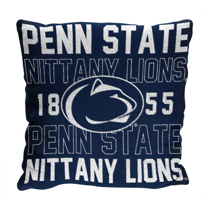 NCAA Penn State Nittany Lions Stacked Woven Pillow, 1 of 4