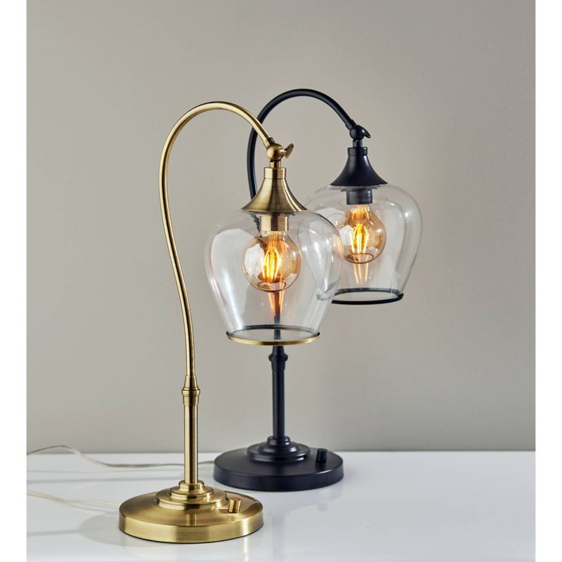 Bradford Desk Lamp (Includes Light Bulb) Antique Brass - Adesso, 4 of 12