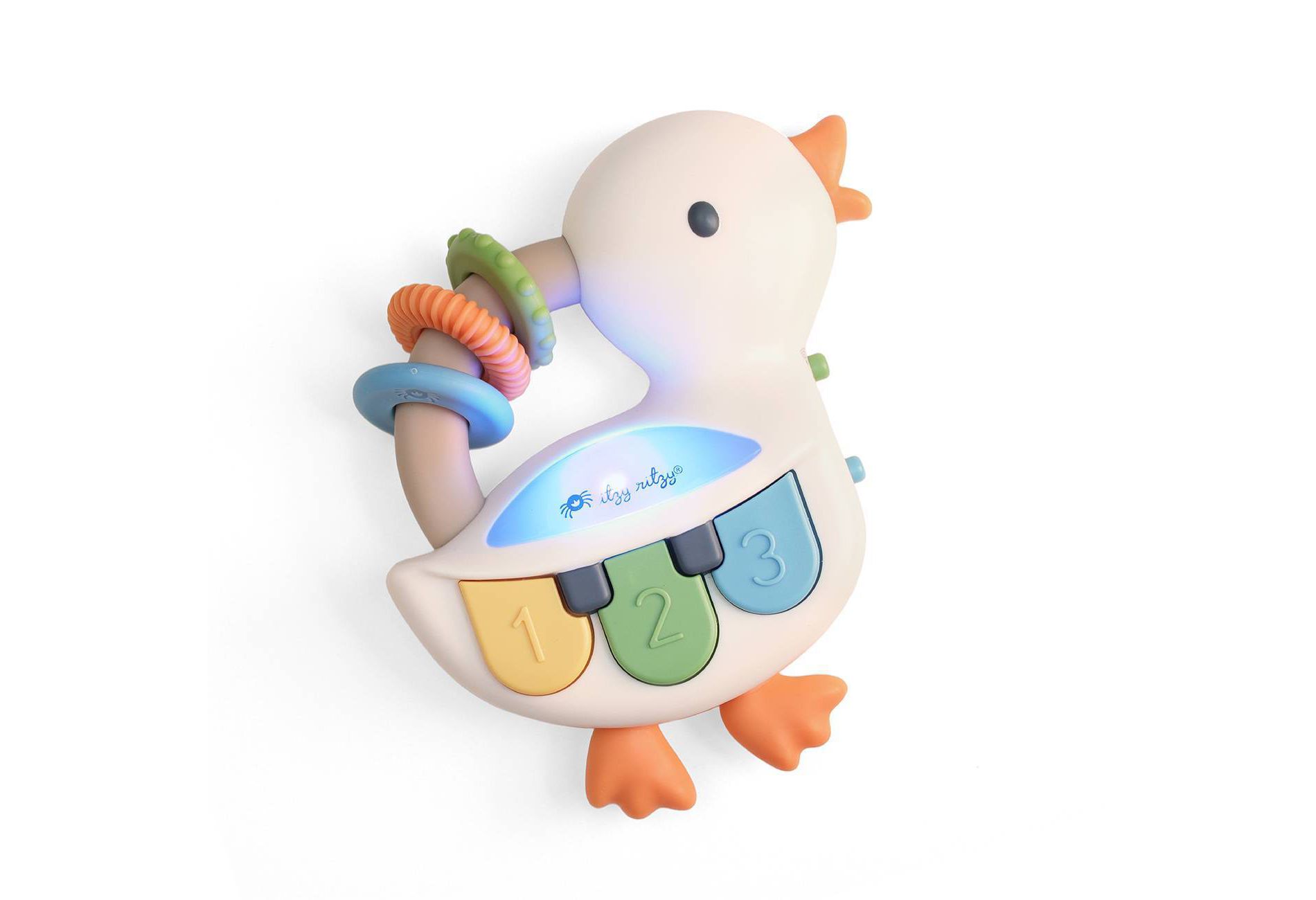Itzy Ritzy Bitzy Tunes Light Up Interactive Piano Toy - Goose