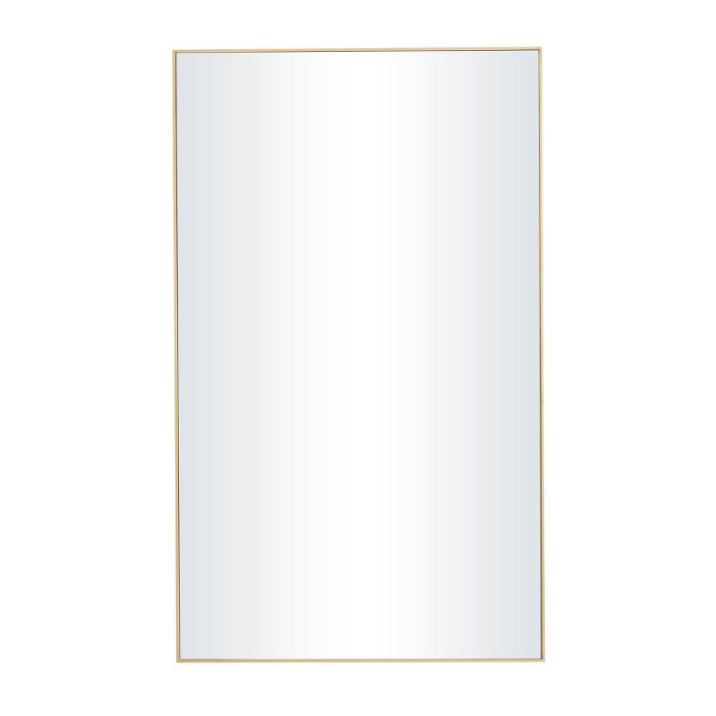 Wood Rectangle Shaped Wall Mirror with Thin Minimalistic Frame - Olivia & May, 1 of 6
