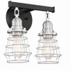 Craftmade Lighting Thatcher 2 - Light Vanity in  Flat Black/Brushed Polished Nickel - 2 of 2