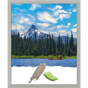 Amanti Art Silver Leaf Wood Picture Frame - 1 of 4