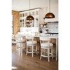 Maven Lane Alexander Swivel Fabric Counter Height Bar Stool - 2 of 3