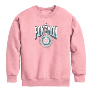 Boys' - Pokémon - Master In Training Arch-Youth Crew Fleece Sweatshirt Graphic Long Sleeve Fleece Sweatshirt - 1 of 3