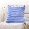 Cheer Collection Luxurious Faux Fur Throw Pillows Set of 2 - 3 of 4