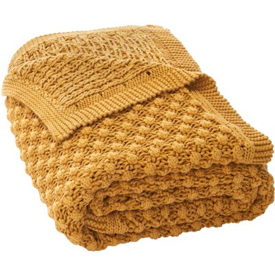 Larza Throw Blanket Mustard Yellow 50 X 60 Safavieh Target   GUEST C0707a24 Cf76 4ddb A6b8 F8ec4db1cc91