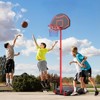 SUGIFT Portable Basketball Hoop Outdoor – Adjustable 5.2ft to 7ft Basketball Goal for Kids - 2 of 4