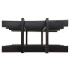 Oceanstar 12-Bottle Dark Espresso Wine Rack - 3 of 4